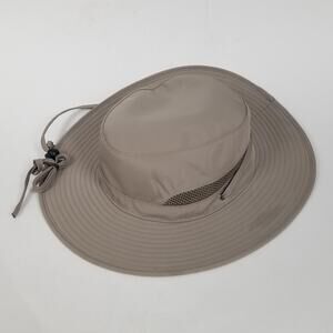 Orvis Hat Boonie One Size Beige Tech Hat Wide Brim UPF 50+ Outdoor Mens